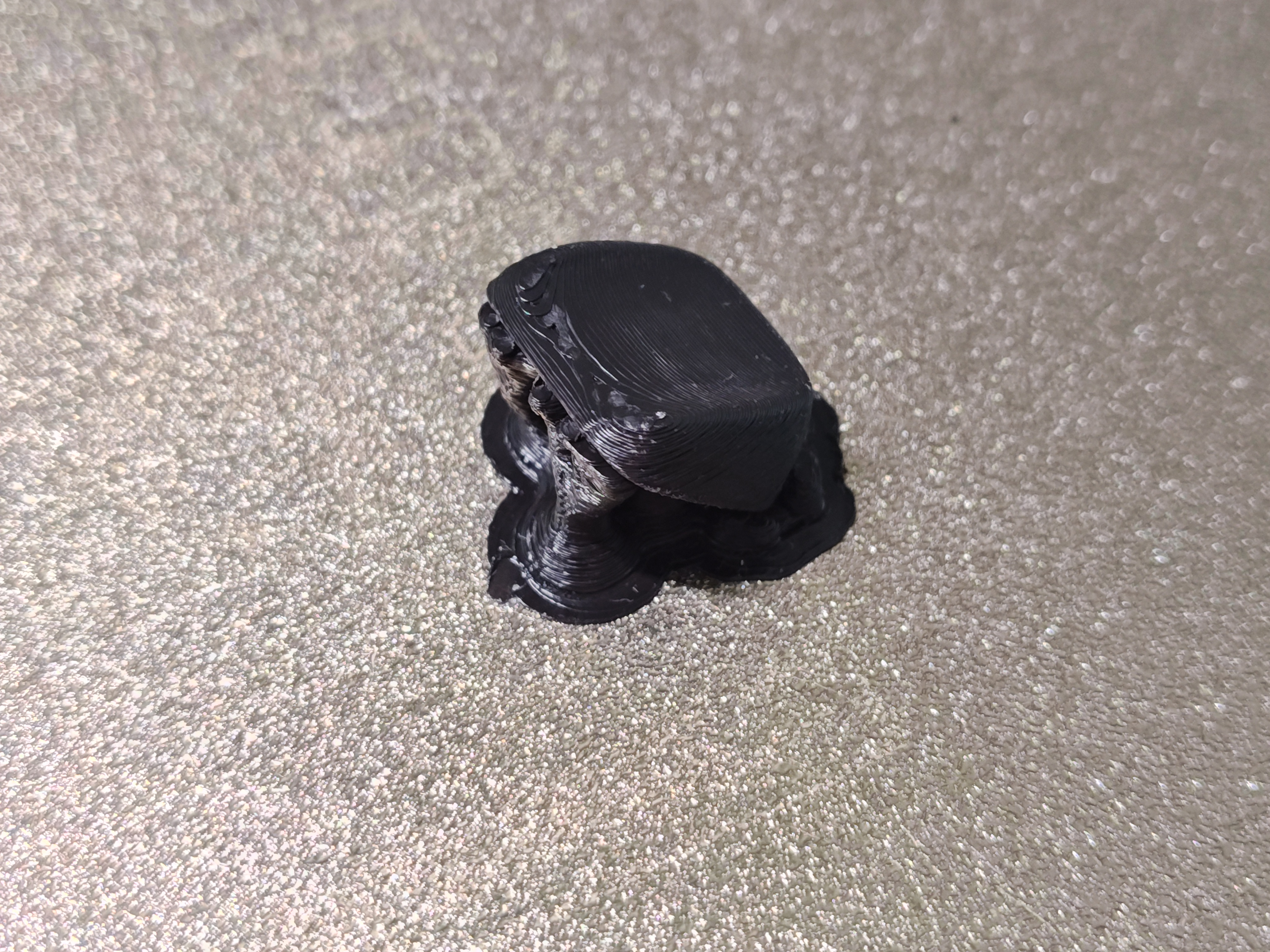 Detail of printed keycap